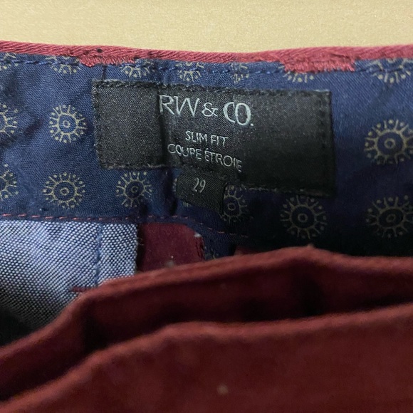 2/$30⚡️- PANTS | Men’s RW&Co slim fit pants size 29 - Picture 2 of 3